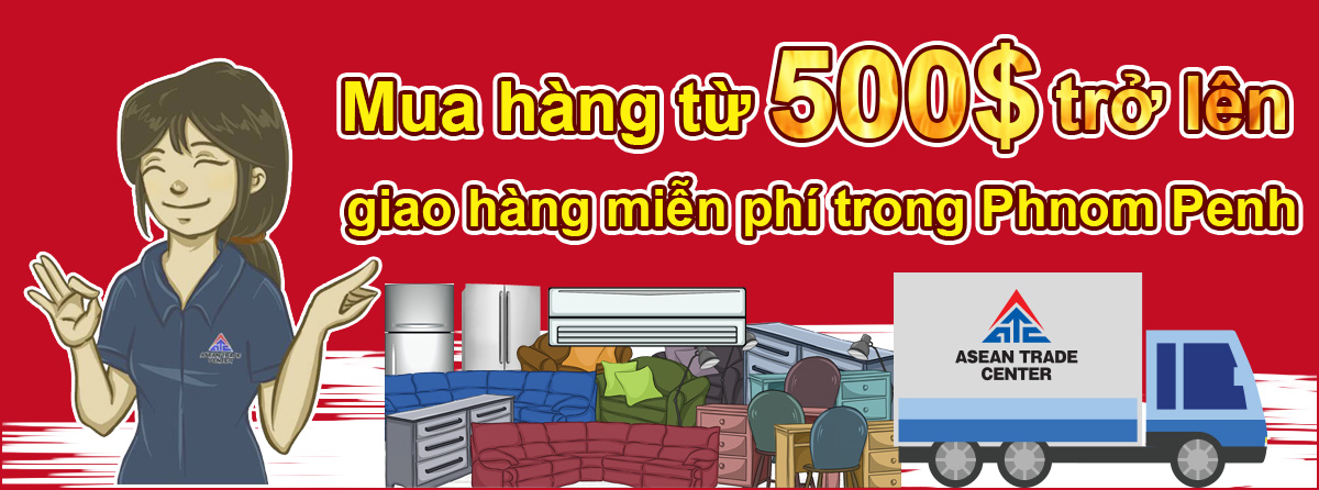 Buy Items from 100$ up free delivery in Phnom Penh